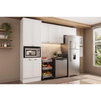 Cozinha Modulada Completa Bella 3 Peças (2Aéreos+1Paneleiro) C3P26 Branco - Carraro