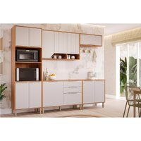 Cozinha Modulada MGM 5 Peças Celeste C5P174 Cinamomo/Off