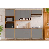 Kit Cozinha MGM 5 Peças Celeste C5P172 Cinamomo/Platina