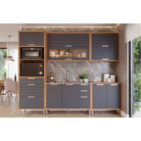 Cozinha Modulada MGM 5 Peças Eloise C5P160 Cinamomo/Titanium