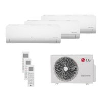 Ar Condicionado Tri Split LG 21000 BTUs (HW 07K+07K+09K) Quente e Frio Inverter 220V R32 Z3UW21GFB1.AWGZBR1