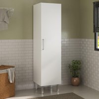 Armário de Lavanderia Multiuso com 1 Porta 45cm Multimóveis CR30054 Branco