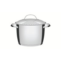 Espagueteira Tramontina Allegra Aço Inox com Fundo Triplo 22 cm 5,5 L
