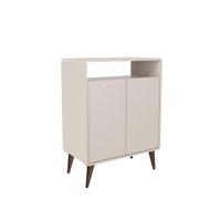 Armário Balcão Aparador Multiuso Curve Mb1123 Off White