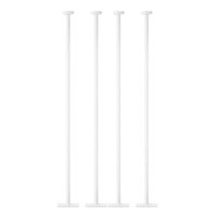 Conjunto 4 Postes de Alumínio SEM Globo 189cm Luminária Bivolt Global Dital
