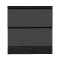 Balcao Com Tampo 80 cm 1 Porta 1 Gaveta Etna Grafite POLIMAN
