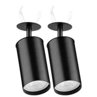 Kit 2 Spots de Trilho Eletrificado 22cm Preto Alumínio Área Interna Par20 Bivolt Neo Dital