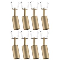 Kit 8 Luminárias Spots Dourado Embutido em Alumínio Bivolt Mr11 Neo Dital Iluminação