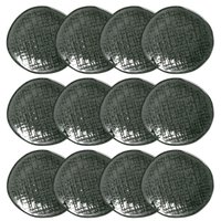 Jogo 12 Ramequins Cerâmica Stoneware 57ml Orgânico Juta Greenery Porto Brasil Molho Shoyu Sushi