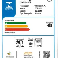 Freezer Vertical Consul 189 Litros CVU20 | O Espaço Extra Ideal - CVU20MB