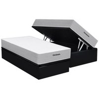 Cama Box Baú CRC Solteiro +Colchão Molas Plenno Ortobom 88