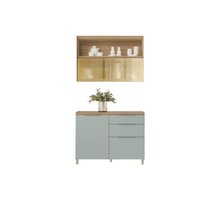Cozinha Completa Nesher 2 Peças Marquesa CZ427 Nature/Verde