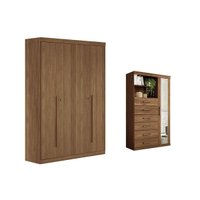 Conjunto Quarto +Cômoda QC344 Jatobá S. Andirá