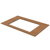 Tampo p/ Balcão Cozinha Henn Fineze Cooktop 80cm Cinamomo