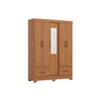 Guarda Roupa Solteiro 5 Portas c/Esp Briz B60 Cinamomo Henn