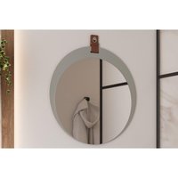 Espelheira Banheiro Lua Oval 60x60cm Platina MGM