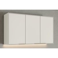 Armário Aéreo Cozinha Henn Fineze 3 Portas 120cm Areia