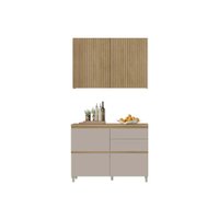 Cozinha Completa Nesher 2 Peças Rainha CZ430 Nature/Greige
