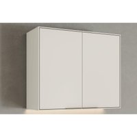 Armário Aéreo Cozinha Henn Fineze 2 Portas 80cm Areia
