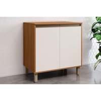 Balcão Cozinha Henn Venaly 2 Portas 80cm Cinamomo/Off White