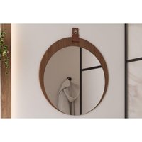Espelheira Banheiro Lua Oval 60x60cm Freijo MGM