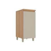 Balcão Cozinha Nesher Rainha c/1 Porta 40cm Nature/Greige