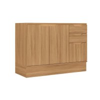 Balcão Cozinha Carraro Alma 3 Portas e 2 Gavetas 120cm Cedro