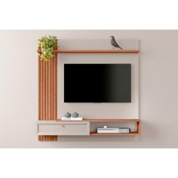 Painel Home p/ TV até 55 Pol Alvorada 133cm Canela/Off Linea