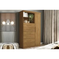 Cômoda Marabá 1.6 c/1 Porta e 6 Gavetas Cinamomo S. Andirá