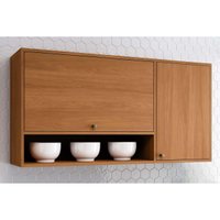 Armário Aéreo Cozinha Henn Venaly 2 Portas 120cm Cinamomo