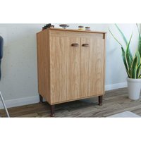 Gabinete de Cozinha Modulado c/ Tampo Torino c/ 2 Portas 70cm Mel - Movelbento