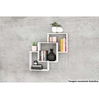 Cubo Decorativo Sala Estar Nicho AM 3080 Branco - Movelbento