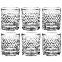 Jogo 6 Copos de Cristal 310ml Esplanada Baixo 9,3cm L Hermitage Cozinha Servir