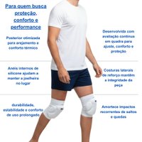 Joelheira Com Proteção N1 Linha Cbv Preto M N1 Sport