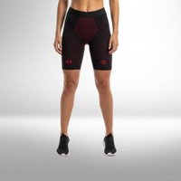 Bermuda De Compressão Preto Vermelho P Flamengo Knit 3D 15-25 Mmhg Sem Costura N1 Sport