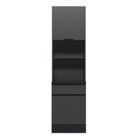 Paneleiro Duplo 2 Portas 215x58 cm cm Etna Grafite POLIMAN