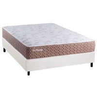 Cama Box CRC Casal +Colchão Molas Ensacadas Privilege Paropas 138x188