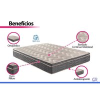 Colchão Casal Espuma Paropas Ortopédico D45 Conforto Mega Firme 138