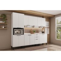 Cozinha Modulada Carraro 5 Peças Alpha C5P131 Branco
