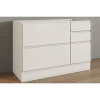Gabinete p/ Pia Cozinha Henn Fineze 1 Porta 4 Gavetas Areia