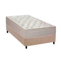 Cama Box CRC Solteiro +Colchão Molas Super Pocket Orthotel SLX Ortobom 88