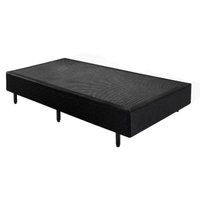 Cama Box Base Solteiro Plumatex Universal Preta 88x188x25