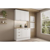 Kit Cozinha Carraro 2 Peças Bella C2P50 Branco