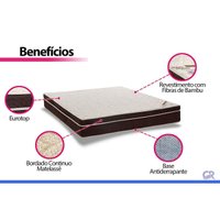 Colchão Solteiro Espuma Ortobom Ortopédico D33 Exclusive 88x188x28