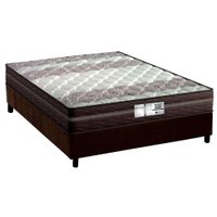 Cama Box CRC Casal +Colchão Molas Bonnel Palace Probel 138x188