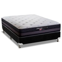 Cama Box CRC Casal +Colchão Molas Bonnel Málaga Herval 138x188