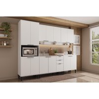 Cozinha Modulada Carraro 5 Peças Alpha C5P129 Branco