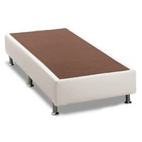 Cama Box Base Solteiro Ortobom Corano White 0.69x1,88x0,30