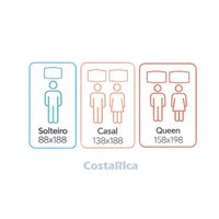 Colchão Solteiro Espuma Herval Ortopédico D65 Timeless 88x188x20