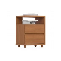 Mesa Cabeceira Infantil Campeche c/2 Gavetas Cinamomo - Henn